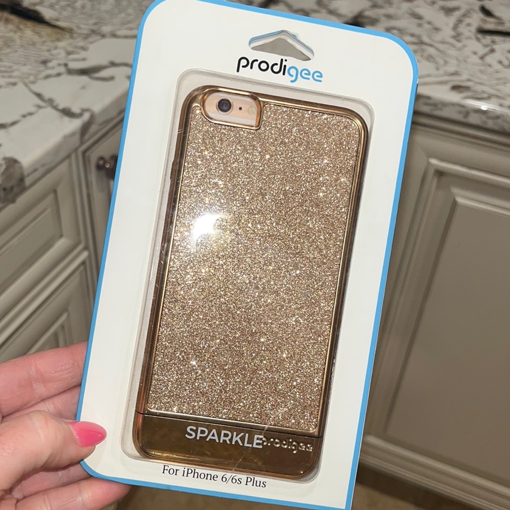 Rose Gold sparkle phone case